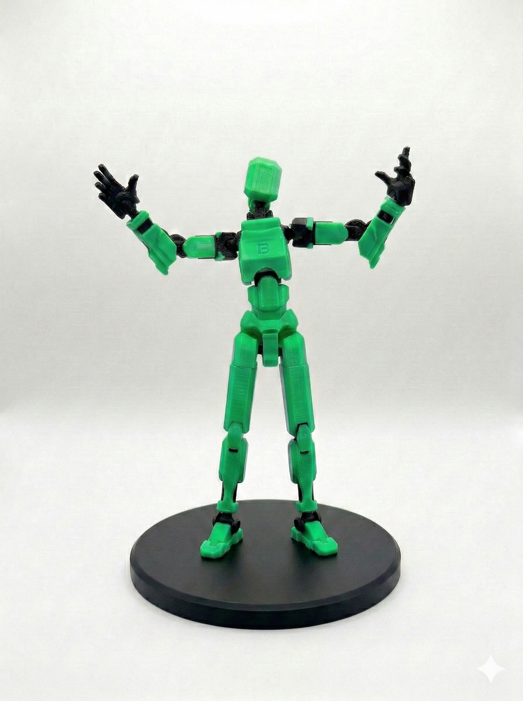 Articulated 3D Printed Dummy 13 Figure | Posable Model Toy