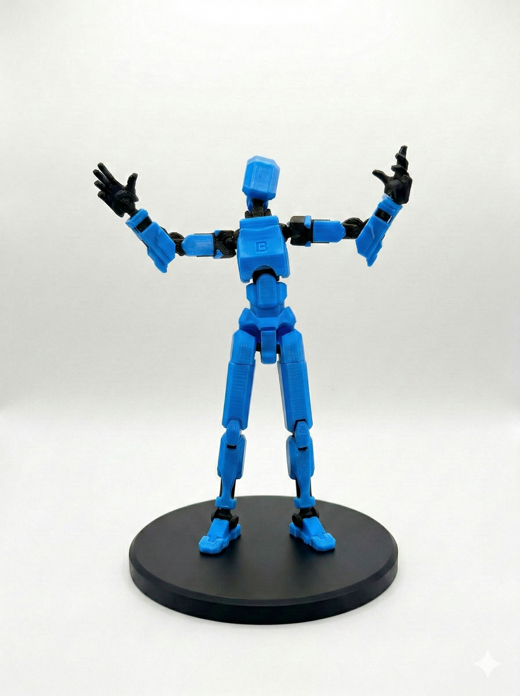 Articulated 3D Printed Dummy 13 Figure | Posable Model Toy