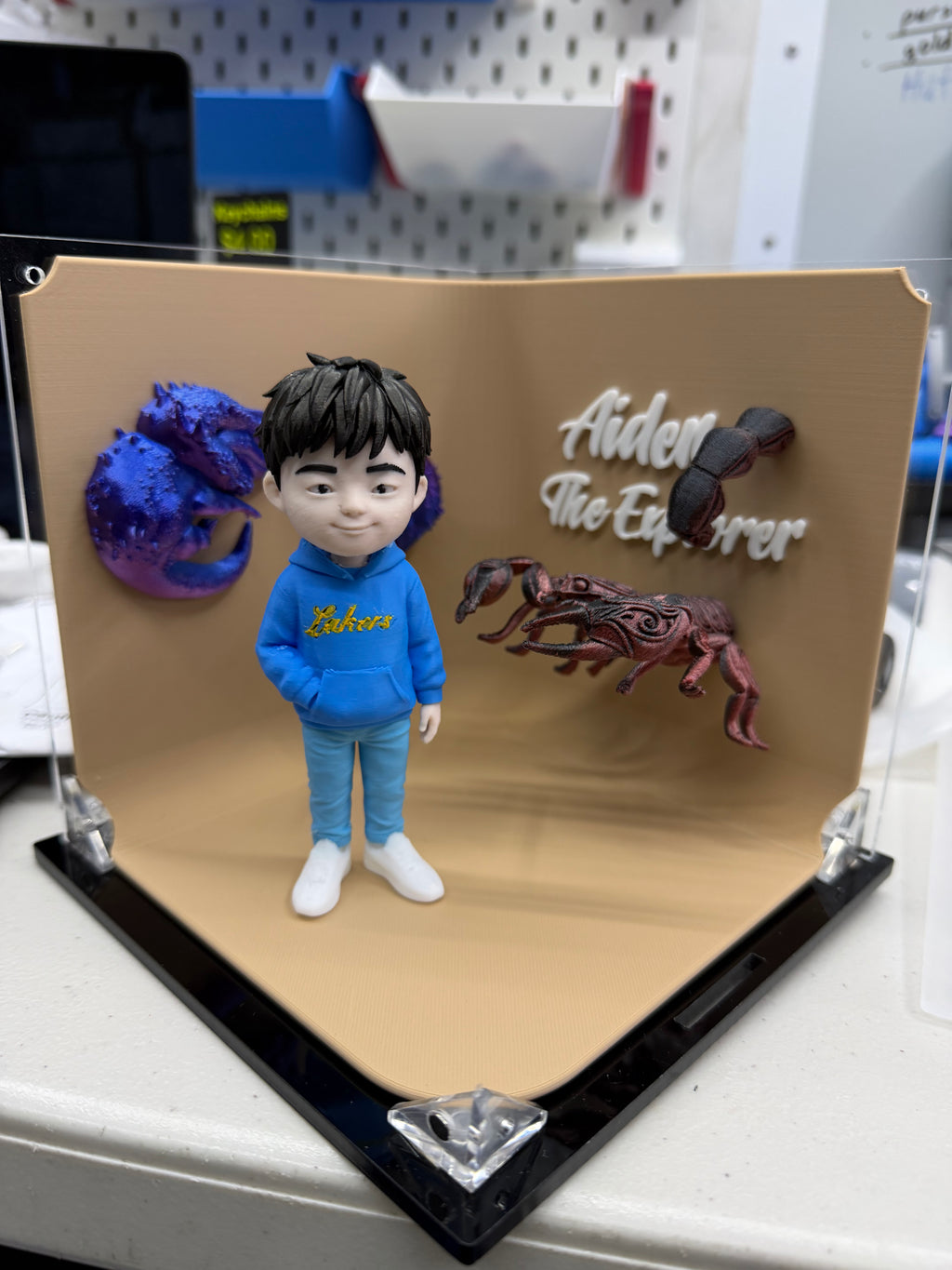 Custom Chibi Couple Statue Display Set